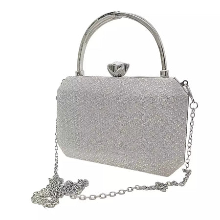 Bolsa Clutch Carteira de Festa Brilhosa Luxo Festa de Gala Casamento