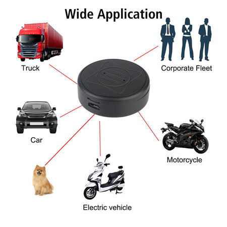 Localizador de veículos em tempo real, posicionamento preciso, rastreador gps, mini dispositivo sem fio, inteligente, anti-roubo, gf10, localizador de rastreamento gps