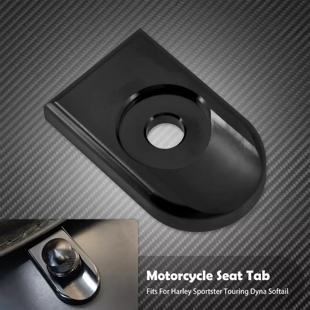 Universal motocicleta traseiro fender assento parafuso porca guia kit de montagem botão capa para harley dyna sportster xl touring flhr softail