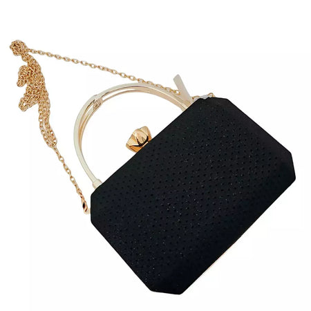 Bolsa Clutch Carteira de Festa Brilhosa Luxo Festa de Gala Casamento