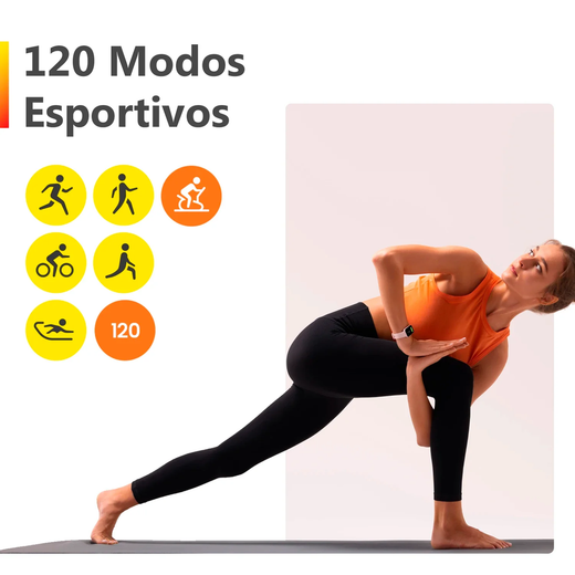 Smartband Amazfit Band 7 Versão Global Tela 1.47" Amoled sensível ao toque 120 Modos esportivos com Alexa B2177OV1N - Preto