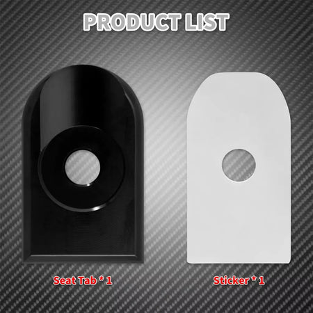 Universal motocicleta traseiro fender assento parafuso porca guia kit de montagem botão capa para harley dyna sportster xl touring flhr softail