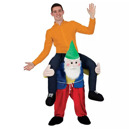 Adulto Halloween Cosplay Trajes para homens e mulheres, Ride On Me Mascote, Carry Back, Calças de animais engraçados, Perna falsa, Festa de Natal