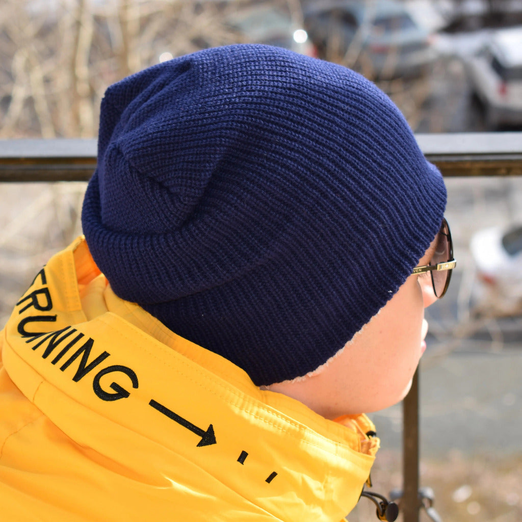 Chapéu clássico de inverno tricotado URGENTMAN Label Casual boné para mulheres homens manter quente adicionar forro de pele chapéu de inverno fashion sólido gorro chapéu 16 cores boné de esqui