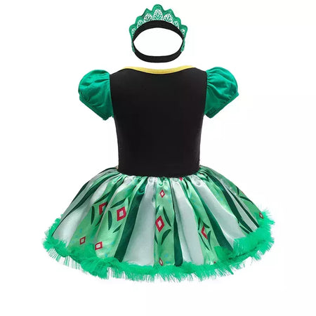 Baby Romper TUTU Vestido Com Headband Infantil Baby Princess Girl Roupas Tamanho 3-18M Cute Design Baby Dress Party Trajes