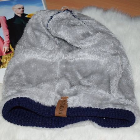 Chapéu clássico de inverno tricotado URGENTMAN Label Casual boné para mulheres homens manter quente adicionar forro de pele chapéu de inverno fashion sólido gorro chapéu 16 cores boné de esqui
