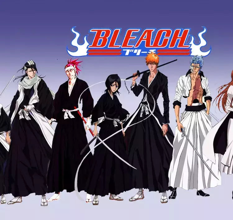 Bleach Kuchiki Rukia Cosplay Trajes Kurosaki Ichigo Die Pa Soul Society Shinigami Kimono Roupa Completa Mil Anos Guerra Sanguínea