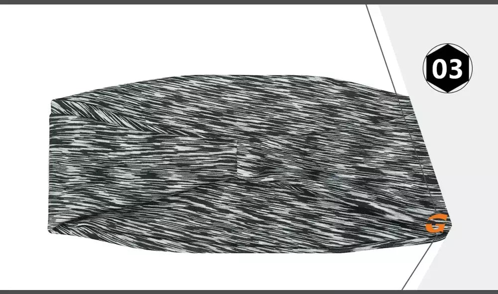 Elastic Absorbent Sports Headband para homens e mulheres, bandagem de cabelo, suor, corrida, fitness, ciclismo, corrida, tênis, ioga, academia