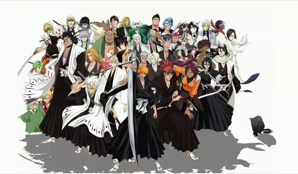 Bleach Kuchiki Rukia Cosplay Trajes Kurosaki Ichigo Die Pa Soul Society Shinigami Kimono Roupa Completa Mil Anos Guerra Sanguínea