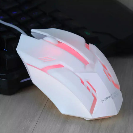 E-sports usb com fio mouse colorido led mouse para jogos 5000 dpi com fio mouse óptico com fio gamer mouse para desktop computador portátil