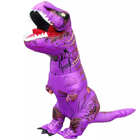 Adulto crianças t-rex dinossauro trajes infláveis purim halloween natal mascote anime festa cosplay traje vestido ternos extravagantes