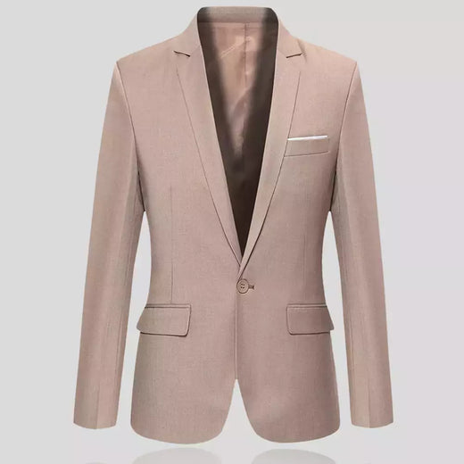 Blazer fino monocromático para homens, jaqueta de escritório masculina, tamanho grande, preto e azul, casaco de casamento coreano