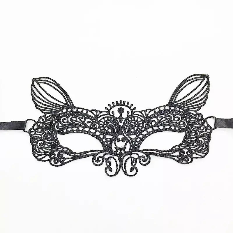 Máscara de renda sexy feminina, máscara para festa de halloween, bola mascarada, cosplay, trajes venezianos, carnaval, meia máscara facial