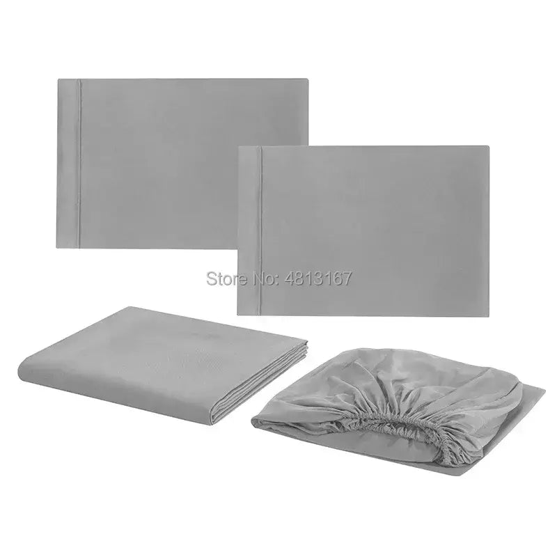 Roupa de cama Set, Queen e King Size, folha plana, fronha equipada, 1500 Thread Count, qualidade egípcia