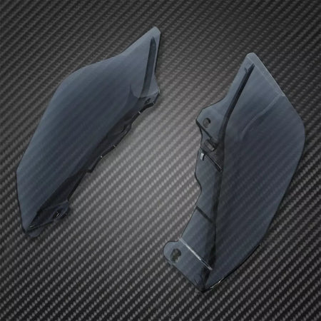 Motocicleta mid-frame defletor de ar escudo térmico guarnição capa para harley touring electra street glide road king fltrx 2001-23 24-up