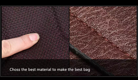 JEEP BULUO-Bolsa Masculina Casual para Laptop, Mochila de Couro Dividido, Bolsa para Computador, Alta Capacidade, Nova Tendência