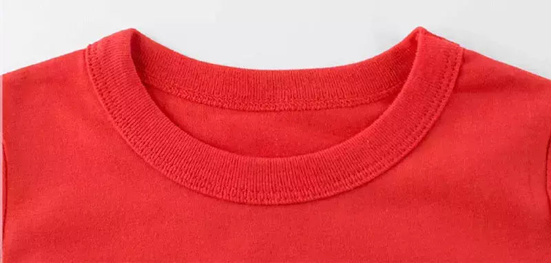 T-shirt de algodão liso para crianças, tops para crianças, meninos e meninas, bebê criança, garotada roupas em branco sólido, branco e preto, crianças manga curta tees, 1 a 8 anos, verão respirável uniformes escolares
