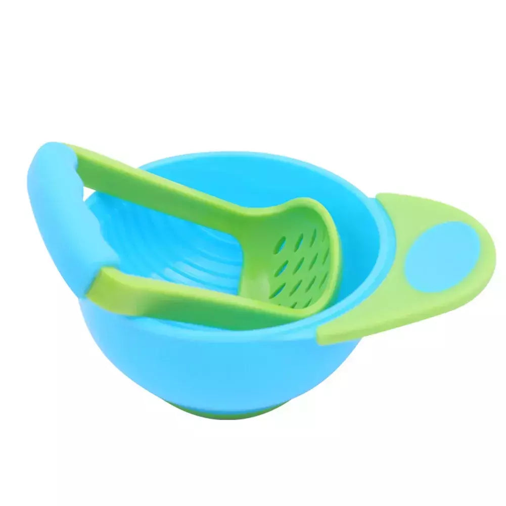 Tigela de alimentação para crianças, conjunto de moagem para alimentos, moedor e utensílios de mesa, processador de segurança para alimentos