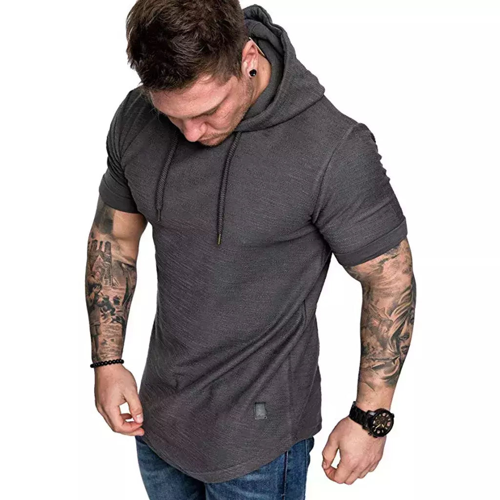 MRMT-moletons de manga curta para homens, moletom masculino com capuz casual, moletons monocromáticos, novidade nova, 2022, 2024