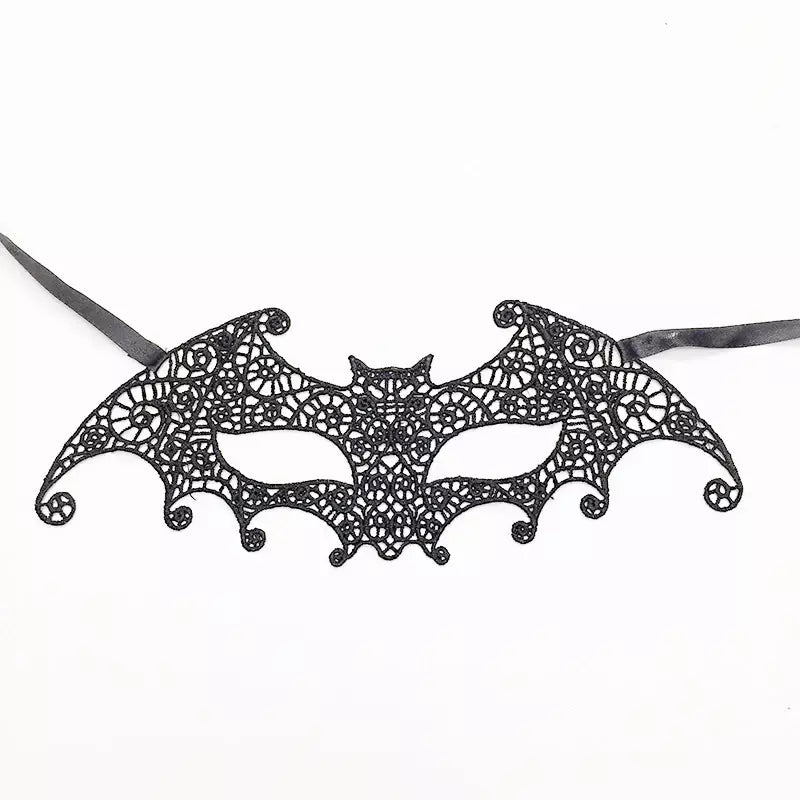 Máscara de renda sexy feminina, máscara para festa de halloween, bola mascarada, cosplay, trajes venezianos, carnaval, meia máscara facial