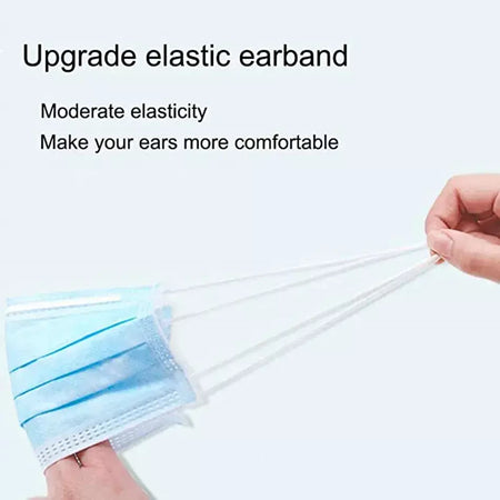 Entrega rápida mascarillas máscara descartável não tecido meltblown pano 3 camadas máscara de filtro boca máscara facial máscara respirável