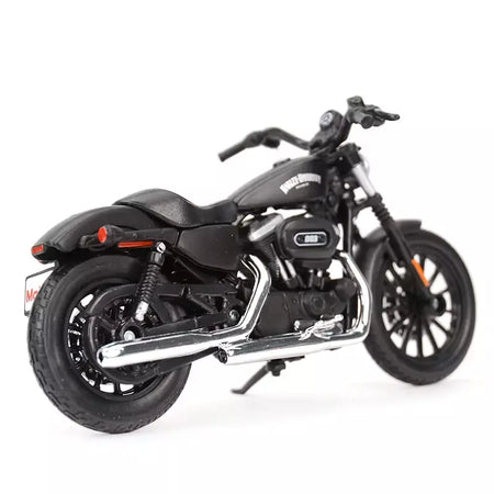 Maisto 1:18 Harley Davidson 2022 Sportster Iron 883 Veículos fundidos colecionáveis Hobbies Modelo de motocicleta Brinquedos