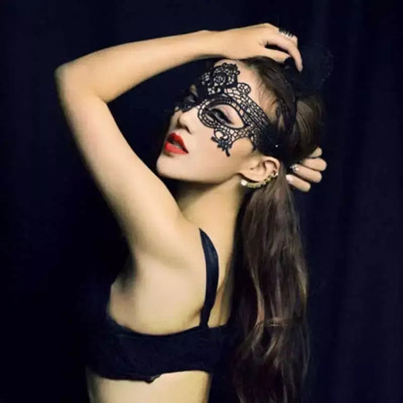 Máscara de renda sexy feminina, máscara para festa de halloween, bola mascarada, cosplay, trajes venezianos, carnaval, meia máscara facial