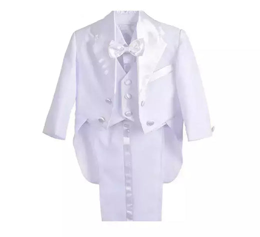 Conjunto de terno bebê menino clássico, conjunto com 5 peças 3345, roupa para festa de casamento, bebê menino