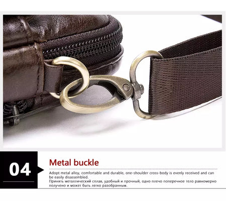 Luufan-bolsa de ombro de couro genuíno masculina, pequenos sacos mensageiro, mini bolsa tiracolo de viagem masculina, nova moda, 2020