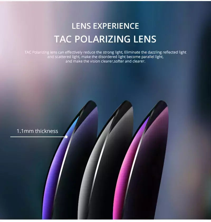 Óculos de sol ultra leves Kdeam retangulares para homens e mulheres, TAC polarizado, lente espessura, óculos de sol para condução, esportes, Cat.3, TR90, 1.1mm
