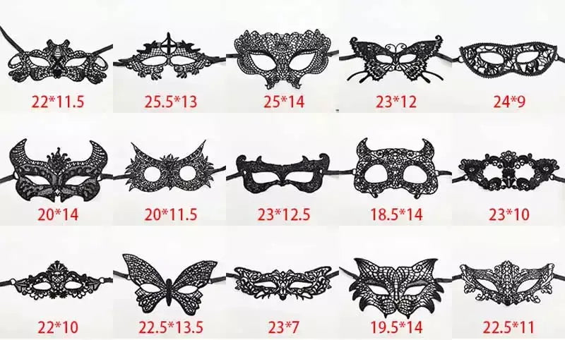 Máscara de renda sexy feminina, máscara para festa de halloween, bola mascarada, cosplay, trajes venezianos, carnaval, meia máscara facial