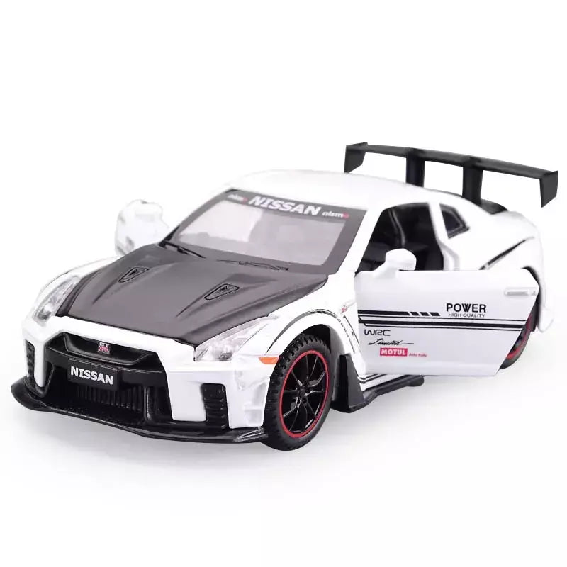 1:32 nissan gtr GT-R r35 r34 supercar liga modelo de carro diecasts & veículos de brinquedo carros de brinquedo brinquedos do miúdo para crianças presentes menino brinquedo