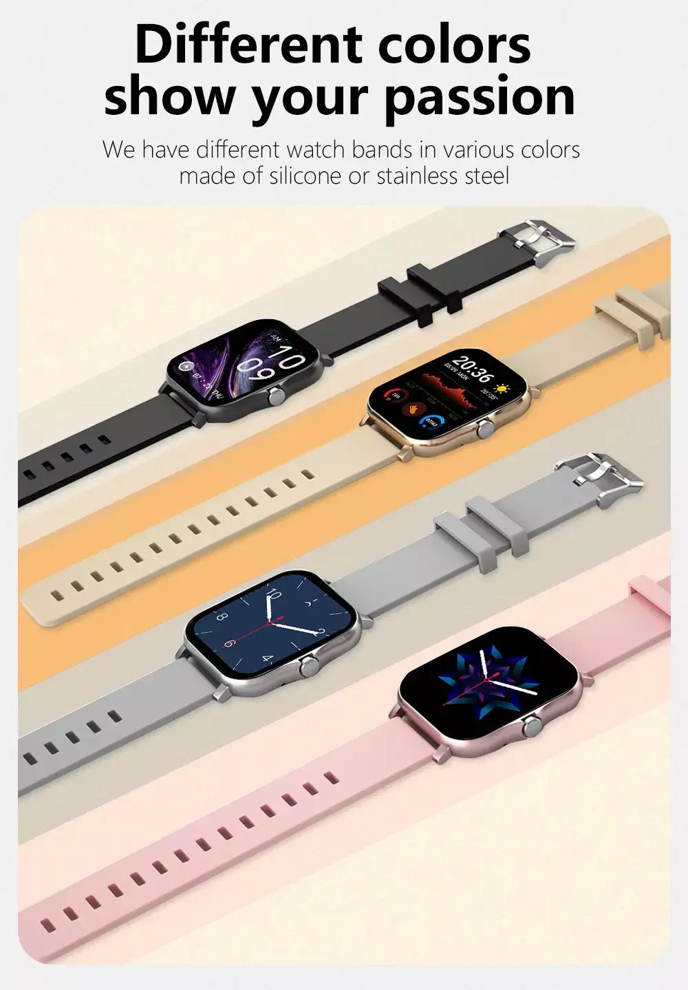 Xiaomi mijia 2025 novo relógio inteligente bluetooth chamada música freqüência cardíaca monitor de pressão arterial smartwatch para mulheres presentes do feriado