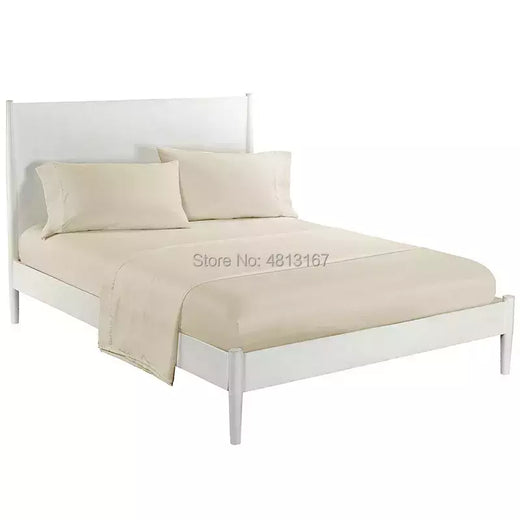 Roupa de cama Set, Queen e King Size, folha plana, fronha equipada, 1500 Thread Count, qualidade egípcia