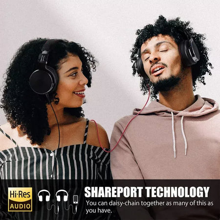Oneodio com fio profissional estúdio pro 50 dj fones de ouvido com microfone sobre a orelha monitor alta fidelidade música fone para telefone pc