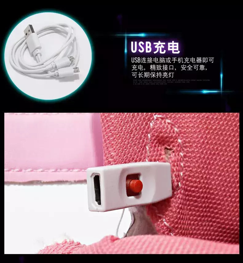 Tamanho 25-46 led sapatos com luzes brilhantes led chinelos para crianças & adulto feminino tenis para crianças meninos meninas sapatilhas luminosas