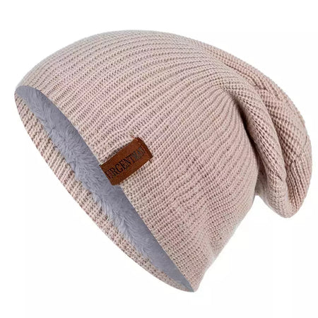 Chapéu clássico de inverno tricotado URGENTMAN Label Casual boné para mulheres homens manter quente adicionar forro de pele chapéu de inverno fashion sólido gorro chapéu 16 cores boné de esqui
