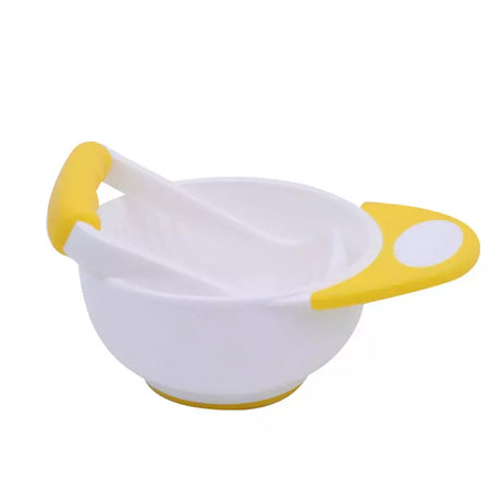Tigela de alimentação para crianças, conjunto de moagem para alimentos, moedor e utensílios de mesa, processador de segurança para alimentos