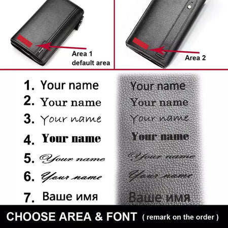 Baellery homens bolsa de embreagem grande capacidade carteiras de bolso do telefone celular passcard bolso de alta qualidade multifuncional carteira para homem