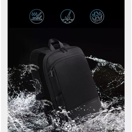 BANGE-Mochila Laptop impermeável para homens, bolsas de ombro leves escaláveis para homens, negócios e viagens, moda clássica, viagens e motociclista, 15,6";;VERDADEIRO;;"Blue,43 x 31 x 7 cm