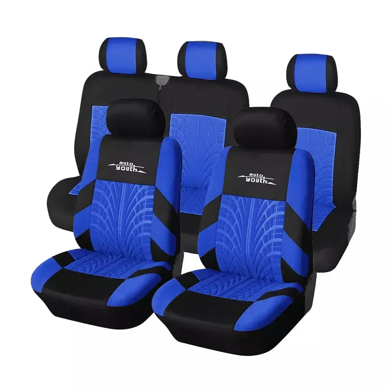 Capas universais para assentos, capas de alta qualidade para interior do carro, adequadas para duas fileiras de assentos (assentos dianteiros duplos e 2 + 1 assentos)