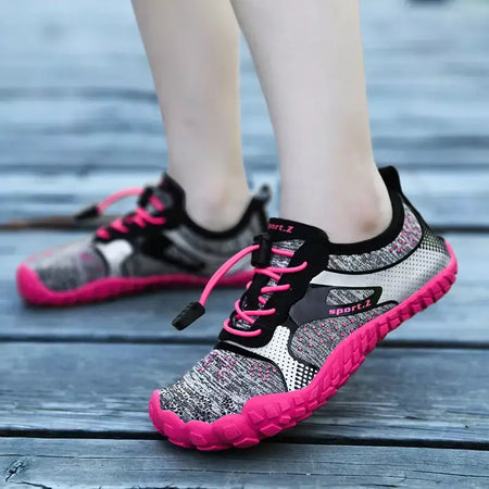 Crianças tênis de secagem rápida meninos meninas luz respirável praia aqua sapatos do miúdo elástico antiderrapante sapatos esportivos aquáticos