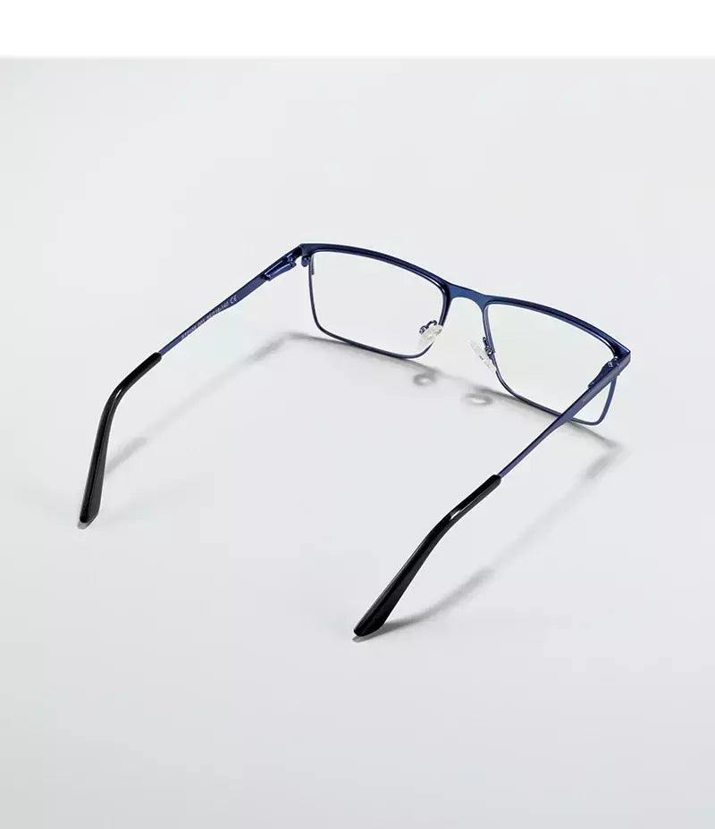ZENOTTIC 2024 Liga dos homens Titanium Ótico Eyeglass Frame Moda Homens Quadrados Óculos Ultra Light Metal Clássico Sobre o balcão Óculos BT2108