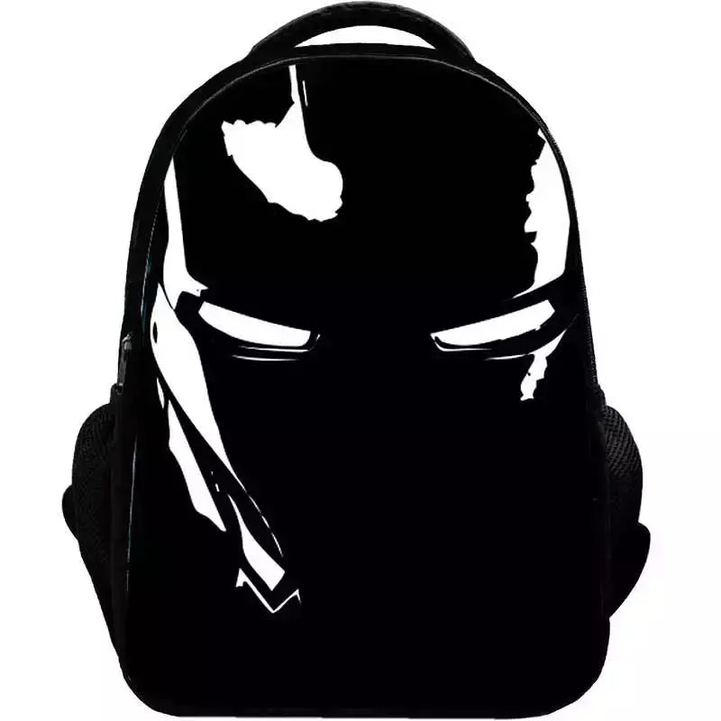 Bolsa Escolar Marvel Super Heroes para Crianças, Mochilas Homem de Ferro, Mochila 3D Anime, Bolsa de Viagem Infantil, Meninos, Escola Primária, Novo