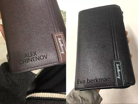Baellery homens bolsa de embreagem grande capacidade carteiras de bolso do telefone celular passcard bolso de alta qualidade multifuncional carteira para homem