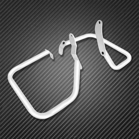 Protetor cromado para alforje traseiro de motocicleta, barra de colisão para harley softail Heritage Classic Springer FLST FXSTB padrão FXSTS