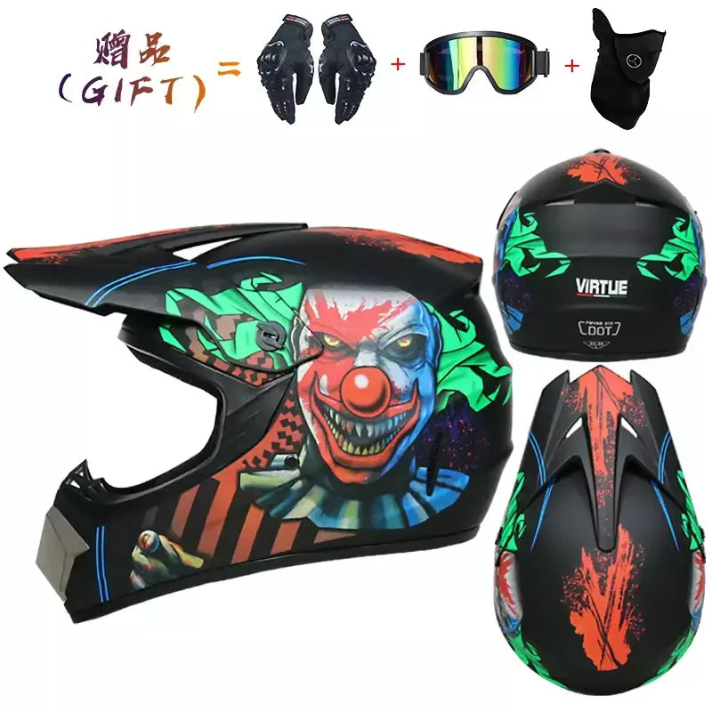 Capacete de segurança para motocross, casco para motocross, bicicleta, downhill, atv, cross, criança, motocicleta, dot abs, 1kg, unissex