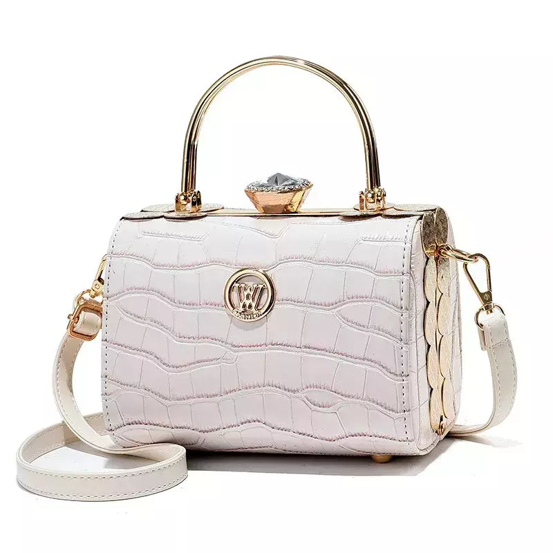 Bolsa De Noiva De Couro Brilhante para Senhoras, Pequena Bolsa De Ombro Quadrada, Saco Do Mensageiro, de Alta Qualidade, Marca De Moda, Designer, Novo