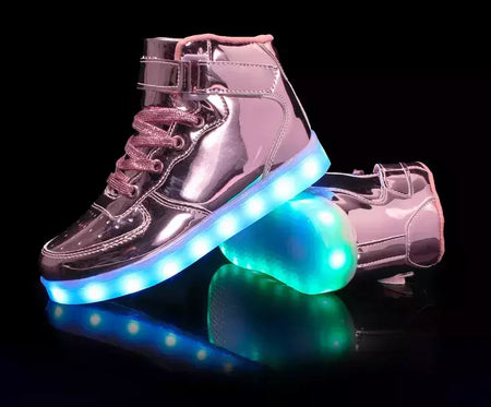 Tamanho 25-46 led sapatos com luzes brilhantes led chinelos para crianças & adulto feminino tenis para crianças meninos meninas sapatilhas luminosas