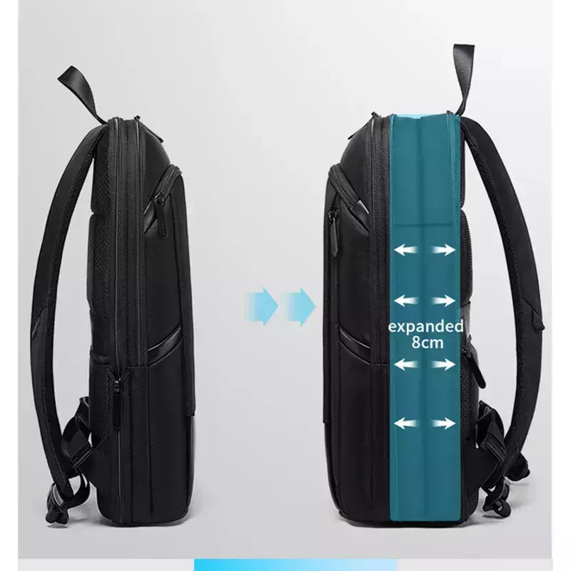 BANGE-Mochila Laptop impermeável para homens, bolsas de ombro leves escaláveis para homens, negócios e viagens, moda clássica, viagens e motociclista, 15,6";;VERDADEIRO;;"Blue,43 x 31 x 7 cm